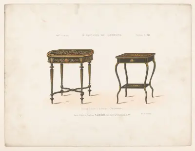 Små arbetsbord av Victor Léon Michel Quétin