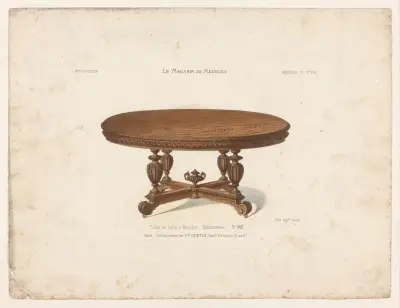 Matsalsbord, renässans av Victor Léon Michel Quétin