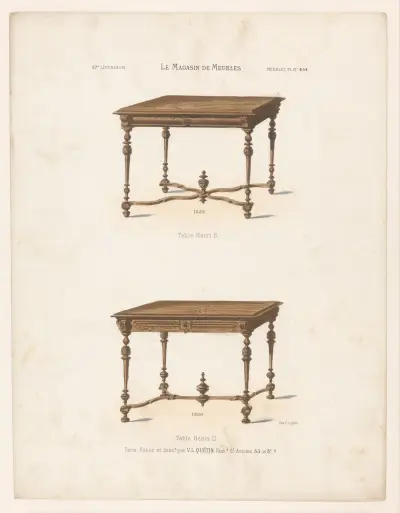 Table Henri II av Victor Léon Michel Quétin