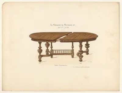 Renässansbord av Victor Léon Michel Quétin