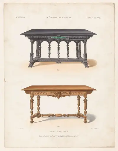 Renässansbord av Victor Léon Michel Quétin