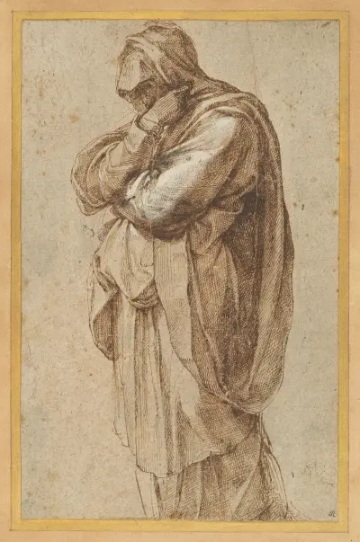 Studie einer trauernden Frau von Michelangelo