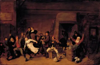 Festive Scene av Jan Miense Molenaer
