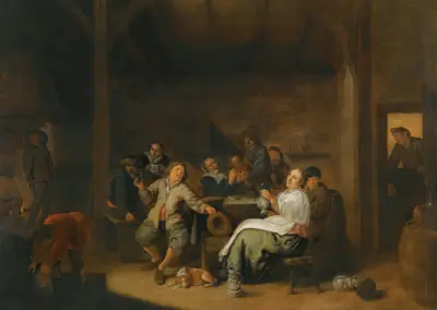 Merry Company In An Inn av Jan Miense Molenaer