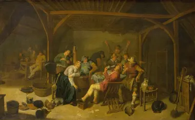 The Bean King is Drinking av Jan Miense Molenaer