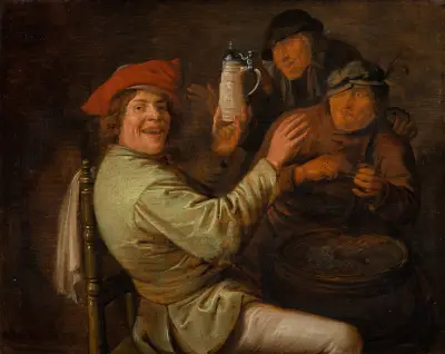 The Five Senses,Hearing av Jan Miense Molenaer