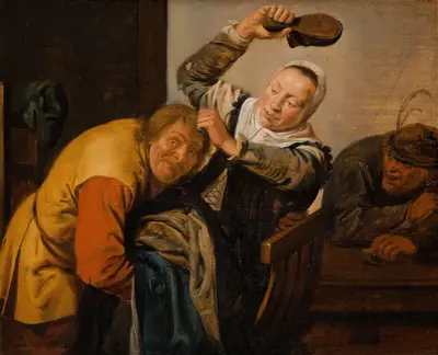 The Five Senses,Touch av Jan Miense Molenaer