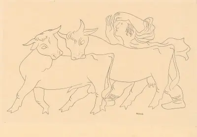 Cowherd von Mikuláš Galanda