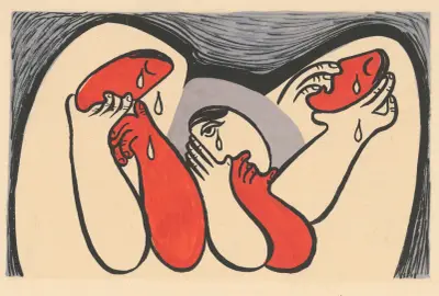 Crying women von Mikuláš Galanda