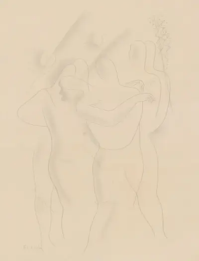 Figural Composition von Mikuláš Galanda