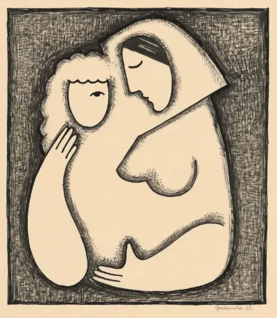 Girl’s head von Mikuláš Galanda