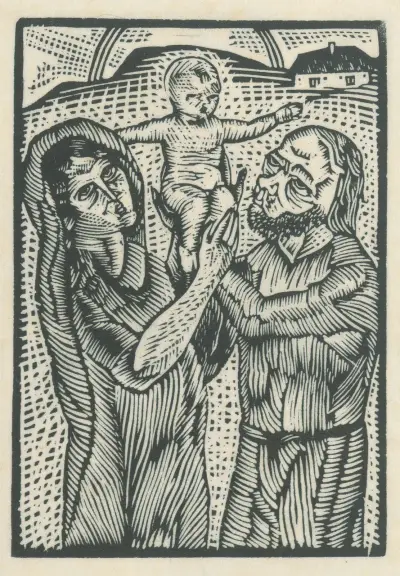 Holy family von Mikuláš Galanda