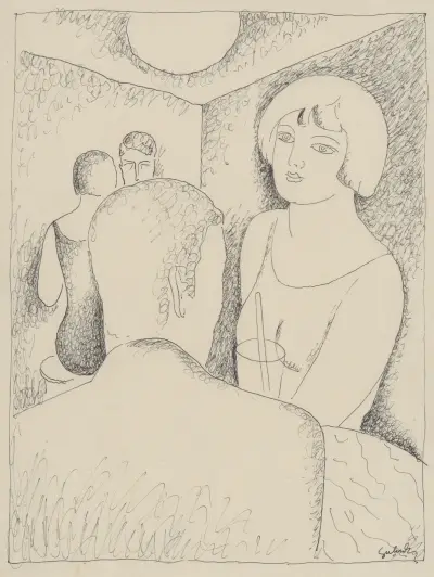 In a Café von Mikuláš Galanda