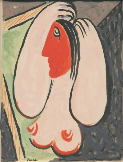 Před zrcadlem, 1937, Mikuláš Galanda