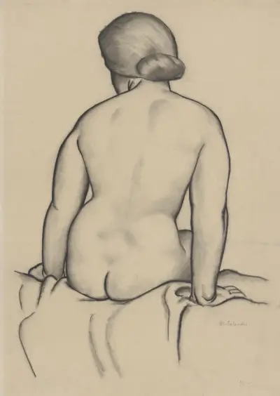 Seated Nude von Mikuláš Galanda