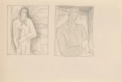 Sketchbook with Various Studies von Mikuláš Galanda
