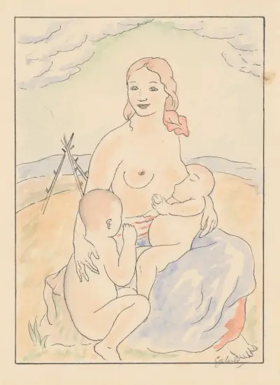 Slovak mother von Mikuláš Galanda