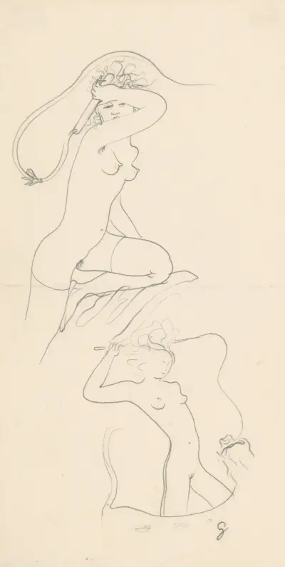 Two Female Nudes von Mikuláš Galanda