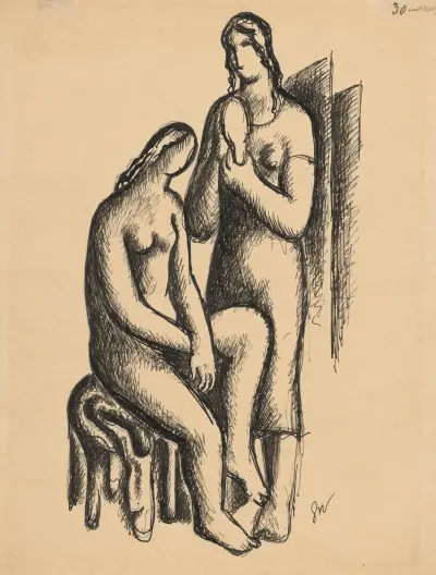 Two Friends von Mikuláš Galanda