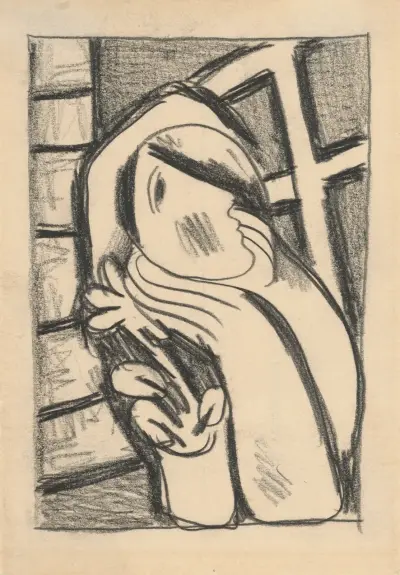 Woman by the window von Mikuláš Galanda