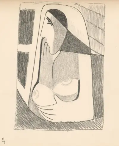 Woman by the window von Mikuláš Galanda