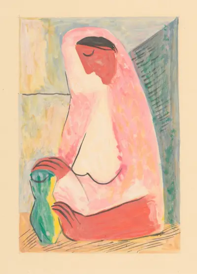 Woman with a Vase von Mikuláš Galanda