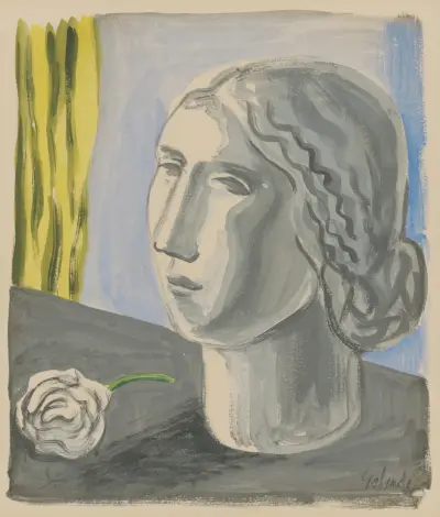 Woman’s head von Mikuláš Galanda