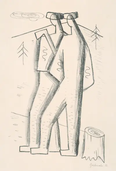 Woodcutters von Mikuláš Galanda