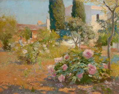 Spanish Jardin (Garden In Bloom) av Joaquin Mir Trinxet