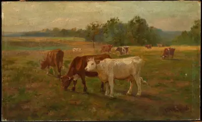 Krávy, Edward Mitchell Bannister