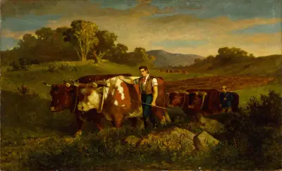 Pastýři s kravami, Edward Mitchell Bannister