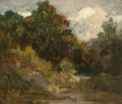 Landschaft (Bäume) von Edward Mitchell Bannister