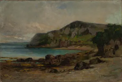 Klippor vid Newport, Edward Mitchell Bannister