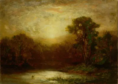 Západ slunce, Edward Mitchell Bannister