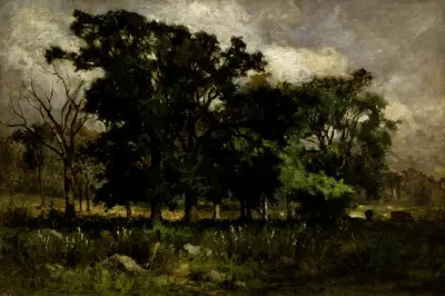 Waldlandschaft von Edward Mitchell Bannister