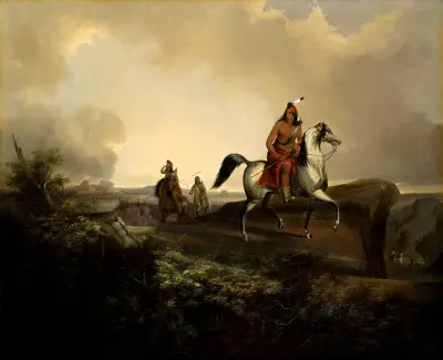 Black Knife, an Apache Warrior av John Mix Stanley