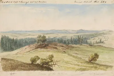 Source of the Peluse av John Mix Stanley
