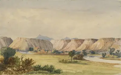 Teton Valley av John Mix Stanley