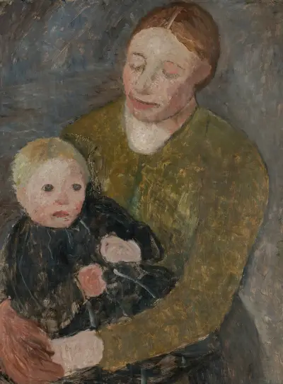 Matka i dziecko, 1904, Paula Modersohn-Becker
