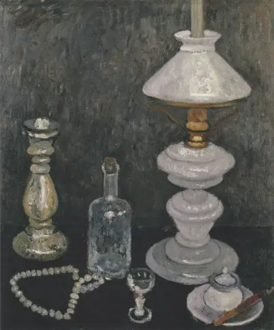 Stillleben mit Gaslampe von Paula Modersohn-Becker