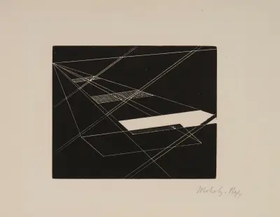 Komposition nr 4 av László Moholy-Nagy