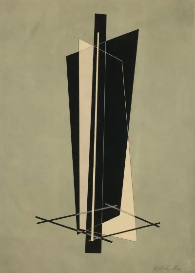 Kestnermappe; Komposition (One Plate) (P. 123), 1922 – nr 1 av László Moholy-Nagy