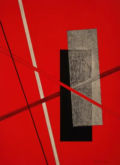 Konstruktion IV av László Moholy-Nagy