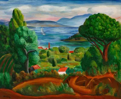 Zatoka Saint-Tropez, 1917, Moïse Kisling