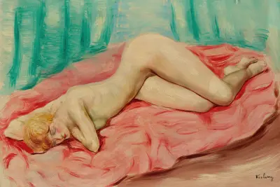 Liegender Akt von Moïse Kisling