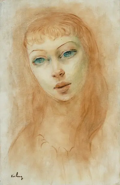 Frauenporträt von Moïse Kisling