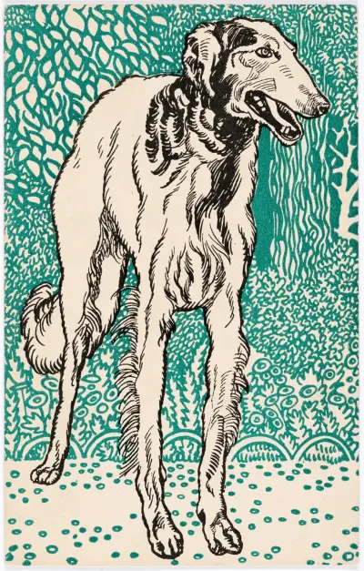 Nr. 677: Windhund (Greyhound) av Moriz Jung