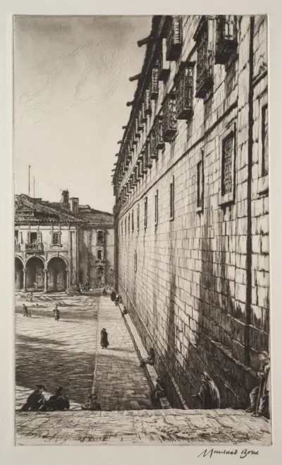 Klášter San Payo, Santiago de Compostela, Muirhead Bone