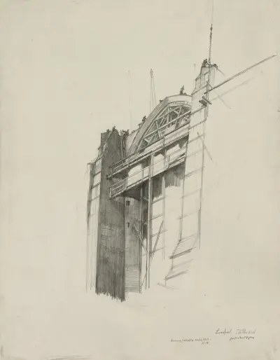 Liverpool Cathedral av Muirhead Bone