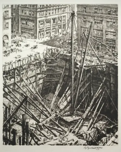 Manhattan Excavation, Muirhead Bone